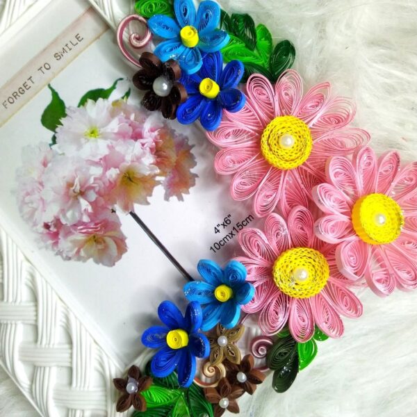 IMG_20230404_201850 Quilled Flowers Birthday Photo Frame