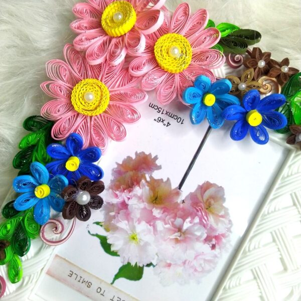 IMG_20230404_201905 Quilled Flowers Birthday Photo Frame