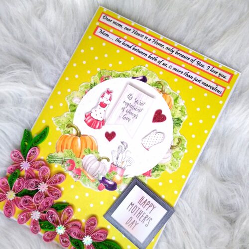 Love u Mom Greeting card image