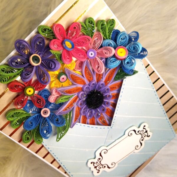 IMG_20230512_201503 Quilled Flowers In Envelope Greeting Card
