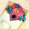 IMG_20230512_202018 Quilled Flowers In Envelope Greeting Card