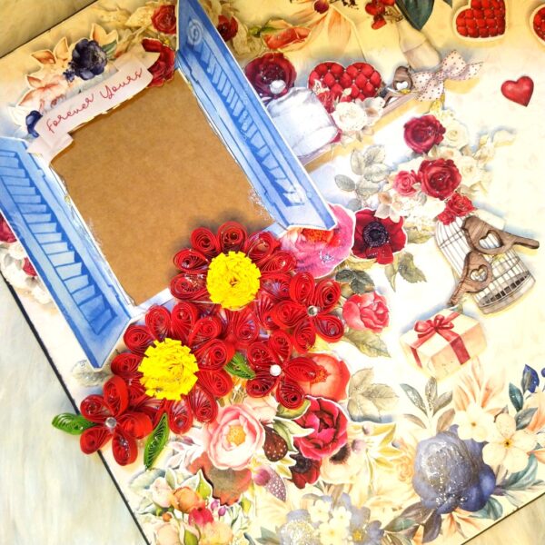 Sparkling Big Love Mini Scrapbook Greeting Card image Sparkling Big Love Mini Scrapbook Greeting Card image