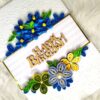 IMG_20230813_124615 Blue Flowers Happy Birthday Quilled Card