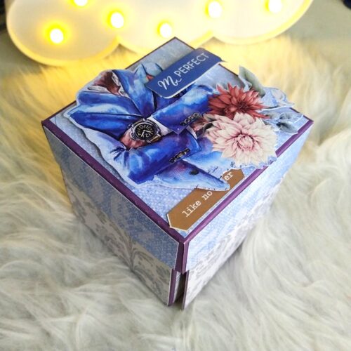 Male Theme Handmade explosion box
