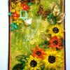 Mixed Media Green Themed Quilled Greeting Card Cum Scrapbook image Mixed Media Green Themed Quilled Greeting Card Cum Scrapbook image
