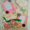 Mixed Media Green Themed Quilled Greeting Card Cum Scrapbook image Mixed Media Green Themed Quilled Greeting Card Cum Scrapbook image