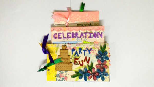 Happy Birthday Cake Shaped Album image Happy Birthday Cake Shaped Album image