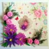 Purple Themed Variety Quilled Flowers Greeting Card image Purple Themed Variety Quilled Flowers Greeting Card image