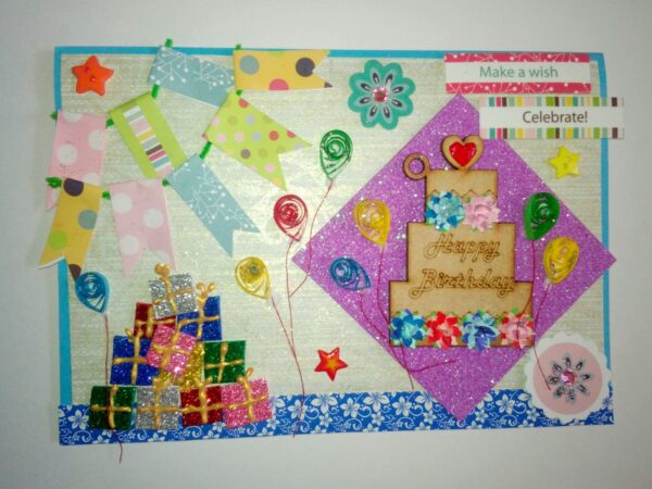 Sparkling Happy Birthday Greeting Card image Sparkling Happy Birthday Greeting Card image