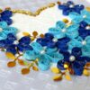 Sparkling Blue Flowers In A Heart Greeting Card image Sparkling Blue Flowers In A Heart Greeting Card image