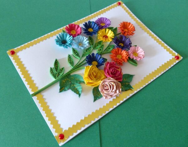 Lovely Bouquet Of Flowers Greeting Card image Lovely Bouquet Of Flowers Greeting Card image