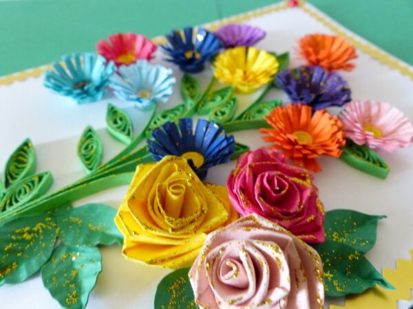 Lovely Bouquet Of Flowers Greeting Card image Lovely Bouquet Of Flowers Greeting Card image