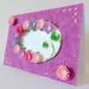 Sweet Purple And Pink Circle Greeting Card image Sweet Purple And Pink Circle Greeting Card image