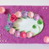 Sweet Purple And Pink Circle Greeting Card image Sweet Purple And Pink Circle Greeting Card image