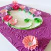 Sweet Purple And Pink Circle Greeting Card image Sweet Purple And Pink Circle Greeting Card image