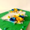 Sweet Blue and Yellow Flowers Greeting Card image Sweet Blue and Yellow Flowers Greeting Card image