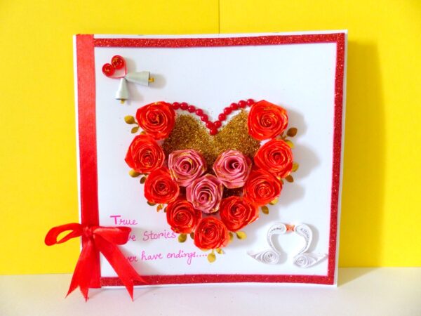 Red Roses And Pink Roses Greeting Card image Red Roses And Pink Roses Greeting Card image