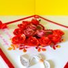 Red Roses And Pink Roses Greeting Card image Red Roses And Pink Roses Greeting Card image