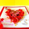 Red Roses And Pink Roses Greeting Card image Red Roses And Pink Roses Greeting Card image