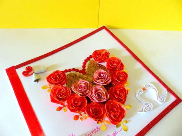 Red Roses And Pink Roses Greeting Card image Red Roses And Pink Roses Greeting Card image