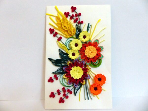 Colorful Variety Flowers Greeting Card image Colorful Variety Flowers Greeting Card image