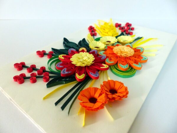 Colorful Variety Flowers Greeting Card image Colorful Variety Flowers Greeting Card image