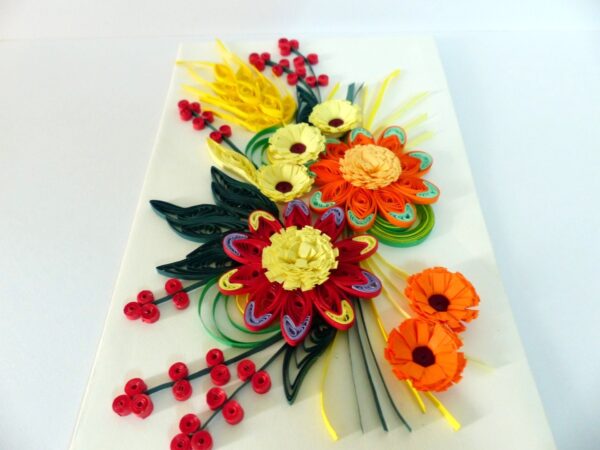 Colorful Variety Flowers Greeting Card image Colorful Variety Flowers Greeting Card image