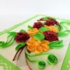Green Theme Flower Bunch with Roses Greeting Card image Green Theme Flower Bunch with Roses Greeting Card image