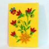 Yellow Themed Red Wildflowers Greeting Card image Yellow Themed Red Wildflowers Greeting Card image