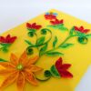 Yellow Themed Red Wildflowers Greeting Card image Yellow Themed Red Wildflowers Greeting Card image