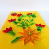 Yellow Themed Red Wildflowers Greeting Card image Yellow Themed Red Wildflowers Greeting Card image