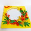 Yellow Themed Photo Frame Greeting Card image Yellow Themed Photo Frame Greeting Card image