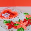 Love Swans With All Red Theme Valentine's Day Greeting Card image Love Swans With All Red Theme Valentine's Day Greeting Card image