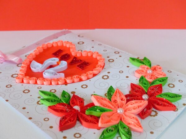 Love Swans With All Red Theme Valentine's Day Greeting Card image Love Swans With All Red Theme Valentine's Day Greeting Card image