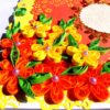 Beautiful Flower Paper Border Lace Yellow Themed Greeting Card image Beautiful Flower Paper Border Lace Yellow Themed Greeting Card image