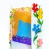 Multicolor Flowers Mini Scrapbook Greeting Card image Multicolor Flowers Mini Scrapbook Greeting Card image