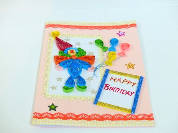 Birthday Joker With Balloons Greeting Card image Birthday Joker With Balloons Greeting Card image