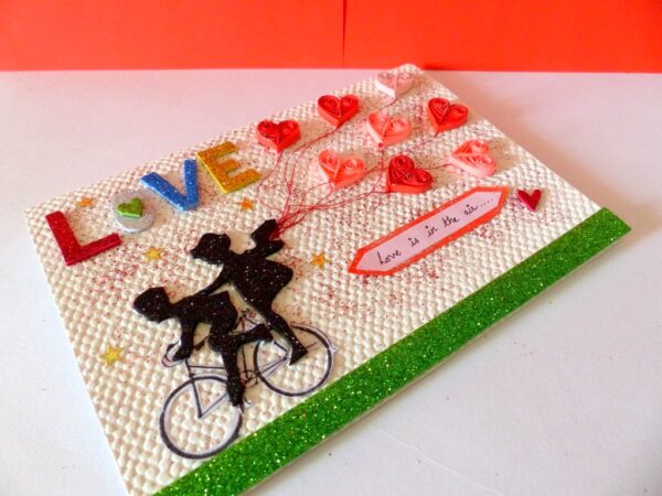 Love is in the air Greeting Card image Love is in the air Greeting Card image