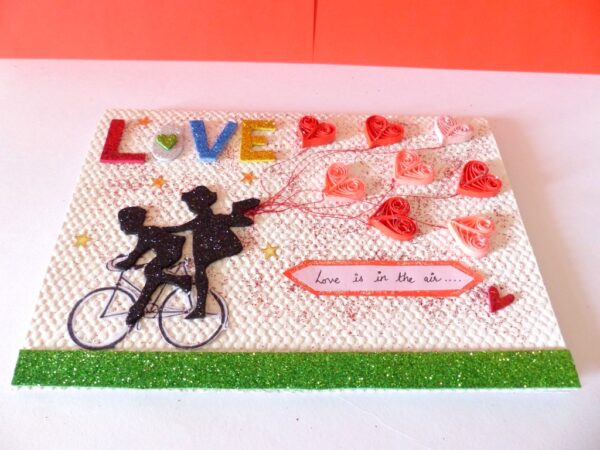 Love is in the air Greeting Card image Love is in the air Greeting Card image