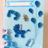 Quilled Baby Boy Greeting Card image Quilled Baby Boy Greeting Card image
