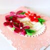 Quilled Pink Themed Birthday Greeting Card image Quilled Pink Themed Birthday Greeting Card image
