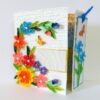 Multicolor Flowers Mini Scrapbook Greeting Card image Multicolor Flowers Mini Scrapbook Greeting Card image