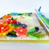 Multicolor Flowers Mini Scrapbook Greeting Card image Multicolor Flowers Mini Scrapbook Greeting Card image