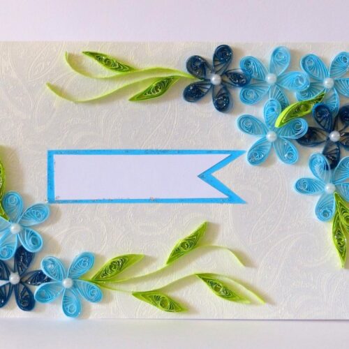 All Blues Corners Greeting Card image