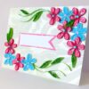 Pink & Blue Flower Greeting Card- Shaded Flowers "Limited Edition" image Pink & Blue Flower Greeting Card- Shaded Flowers "Limited Edition" image