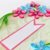 Pink & Blue Flower Greeting Card- Shaded Flowers "Limited Edition" image Pink & Blue Flower Greeting Card- Shaded Flowers "Limited Edition" image