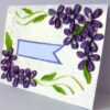 Purple Love Greeting Card- Shaded Flowers "Limited Edition" image Purple Love Greeting Card- Shaded Flowers "Limited Edition" image