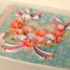 All Pink Flowers in Heart Greeting Card image All Pink Flowers in Heart Greeting Card image