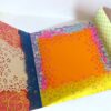 Multicolor Flowers Mini Scrapbook Greeting Card image Multicolor Flowers Mini Scrapbook Greeting Card image