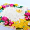 Vibrant Color Quilled Flowers And Rose Greeting Card image Vibrant Color Quilled Flowers And Rose Greeting Card image